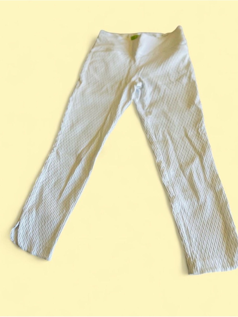 White SWING Control golf pants